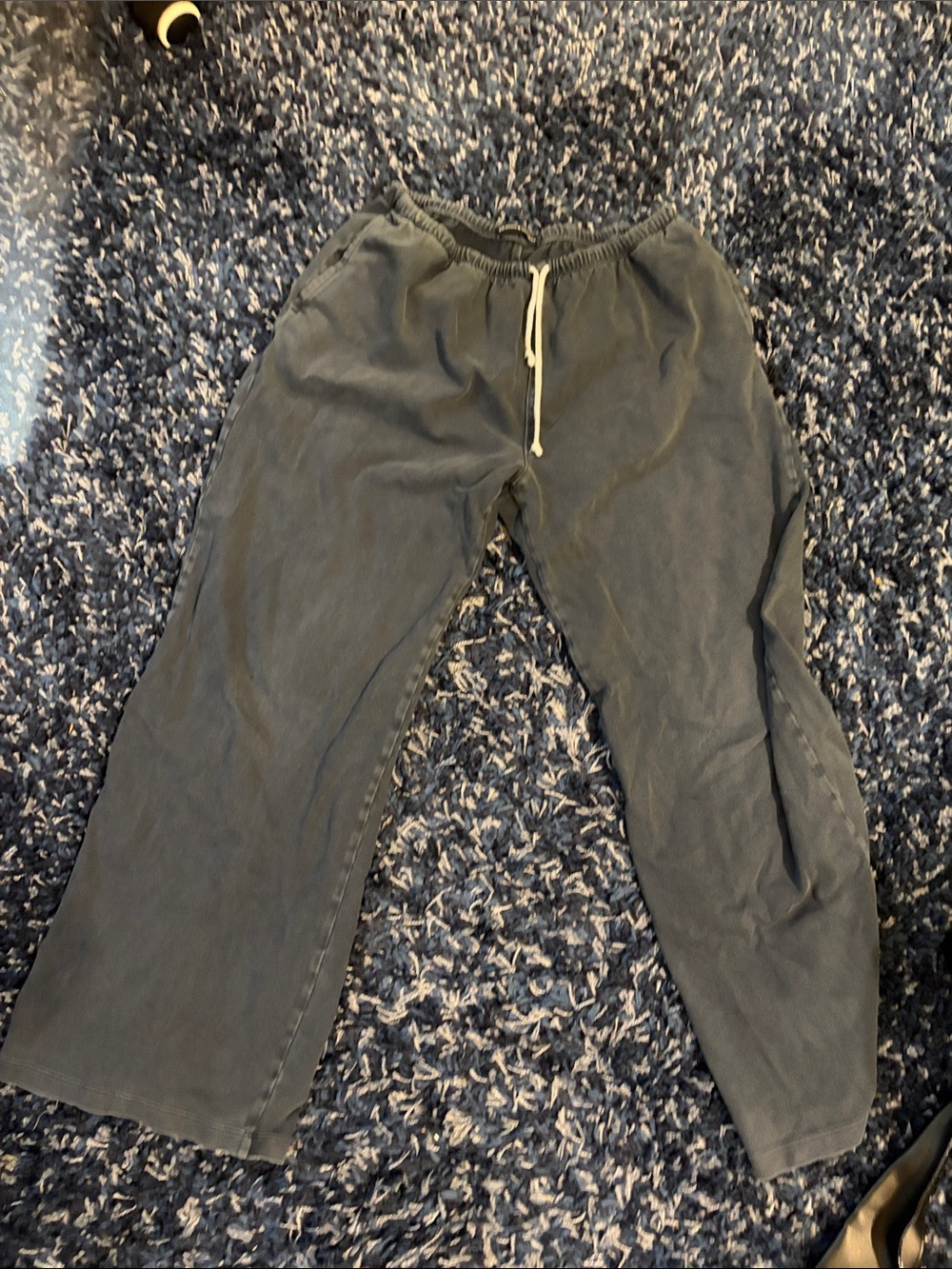 navy/dark blue brandy melville sweats